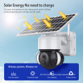 360 Түнгі көру таңбасы Сымсыз Solar CCTV камерасы